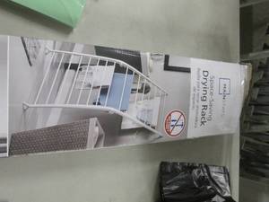 lot 122 image: Mainstays Space Saving Drying Rack...