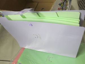 lot 123 image: Lot of Colored Expandable File Fold...