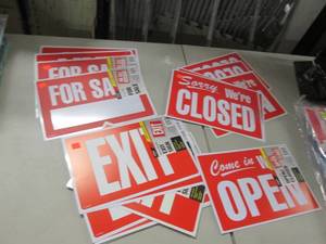 lot 126 image: Assorted Signs...