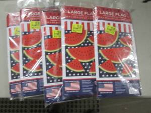 lot 130 image: 5 Large Flags...