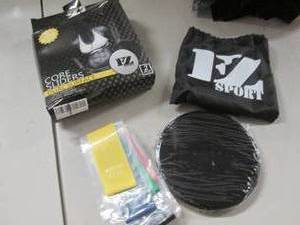 lot 143 image: 2 Sets EZ Sport Core Sliders Dual S...