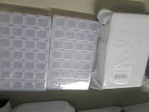 lot 152 image: Perzodo 4 Pack 28 Slots Plastic Cra...