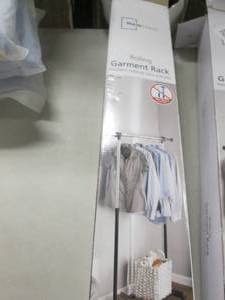 lot 158 image: Rolling Garment Rack...