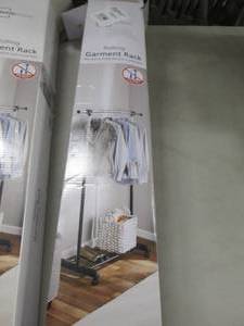 lot 159 image: Rolling Garment Rack...