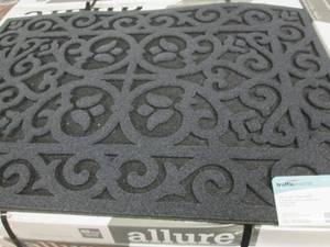 lot 221 image: TrafficMaster 24x36 inch Black Door...