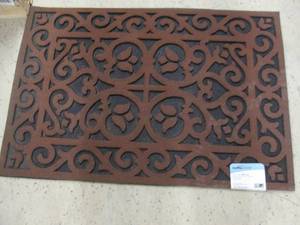lot 223 image: TrafficMaster 24x36 inch Brown Door...