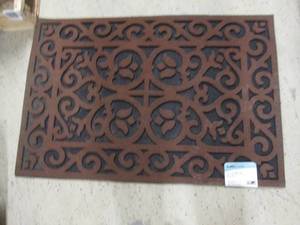 lot 224 image: TrafficMaster 24x36 inch Brown Door...