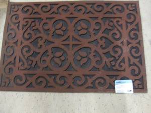 lot 225 image: TrafficMaster 24x36 inch Brown Door...
