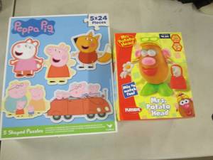 lot 249 image: Peppa Pig Puzzle, Mrs. Potato Head...