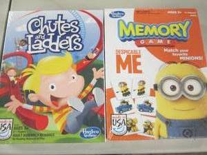 lot 255 image: Chutes & Ladders, Matching Game...