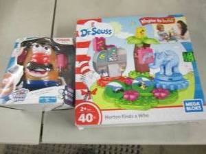 lot 256 image: Dr. Seuss Mega Bloks, Mr. Potato He...