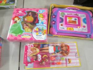 lot 258 image: Magic Writer, Barbie, Princess Bath...