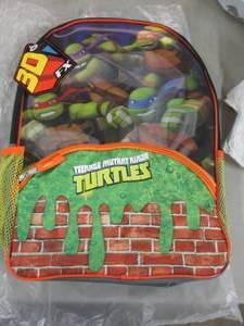 lot 275 image: Mutant Turtle Back Pack...