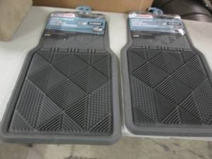 lot 323 image: 2 AutoCraft Floor Mat, Rubber, All-...