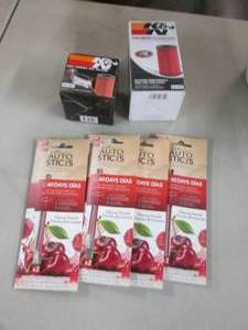 lot 347 image: 2 Air Filters, 4 Car Fragrance Diff...