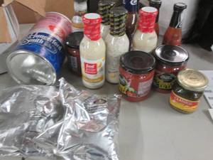 lot 358 image: Box of Assorted Food Items past dat...