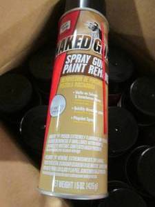 lot 381 image: 12- 15 oz Cans Naked Gun Spray Gun ...