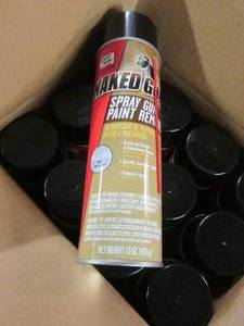lot 383 image: 12- 15 oz Cans Naked Gun Spray Gun ...