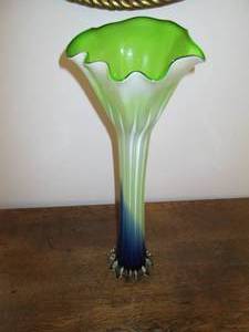 lot 18 image: Unique vase, 20 tall...