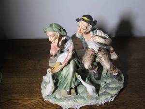 lot 36 image: Porcelain decorative figure...