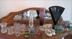 lot 53 image: Shot glasses, toothpick holders and...