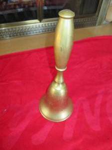 lot 69 image: Metal bell, 11 tall...