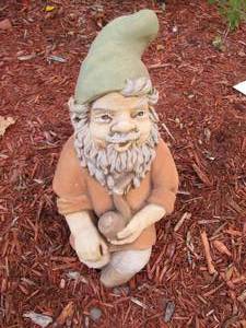 lot 98 image: Gnome yard ornament...