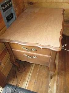 lot 105 image: End table...