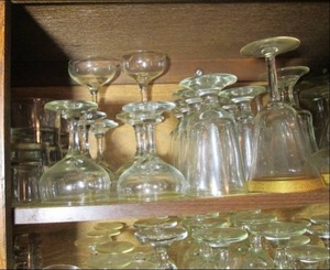 lot 126 image: Drink glasses