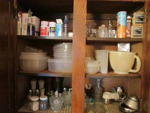 lot 129 image: Tea, medicine and kitchenware - all...