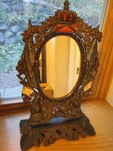 lot 144 image: Ornate mirror...