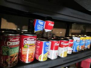 lot 150 image: Canned soup...