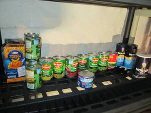 lot 151 image: Canned Vegetables and more...