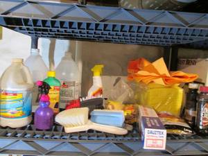 lot 155 image: Cleaning supplies...