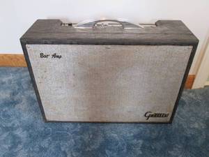 lot 205 image: Gretsch bass amp with guitar  acco...