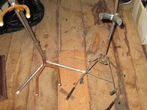 lot 218 image: 2 Guitar stands...