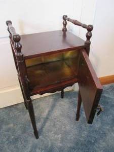 lot 241 image: Metal lined tobacco holder stand...
