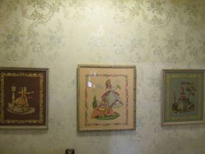 lot 515 image: 3 Framed wall art pieces...