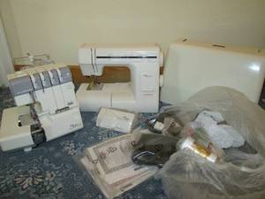 lot 539 image: Janome MyExcel23L MyLock 634D Serger...