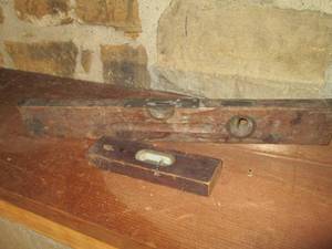lot 568 image: 2 Antique levelers...