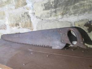 lot 557 image: 53 hand saw...