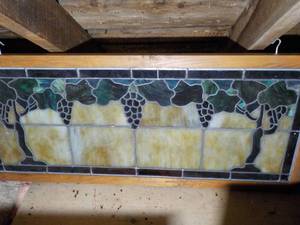 lot 389 image: Amazing Stained Glass Window appr ...