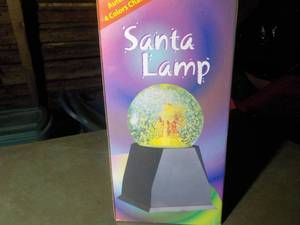 lot 434 image: Santa Lamp...