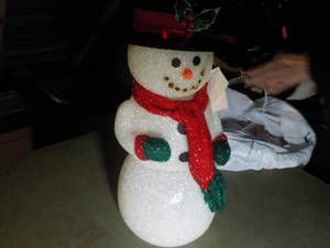 lot 442 image: Lighted Snowman...