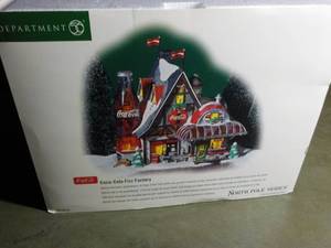 lot 467 image: Dept 56 Coca Cola Friz Factory...