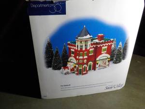 lot 479 image: Dept 56 Fire Station #3...