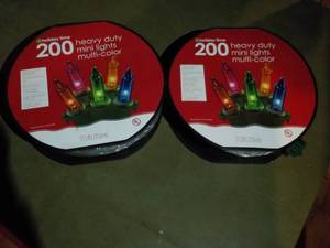lot 496 image: Set of 2 Holiday Times 200 Mini Lig...