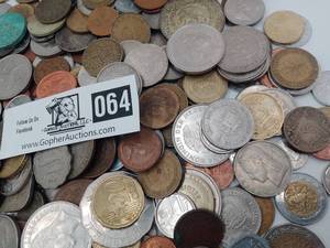 Lot of Foreign Coin from around the World.