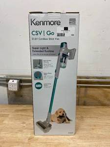 lot 102 image: KENMORE CSV Go Cordless 21.6-Volt Stick Vacuum Cleaner