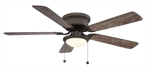 lot 104 image: HUGGER 52 in. LED Espresso Bronze Ceiling Fan